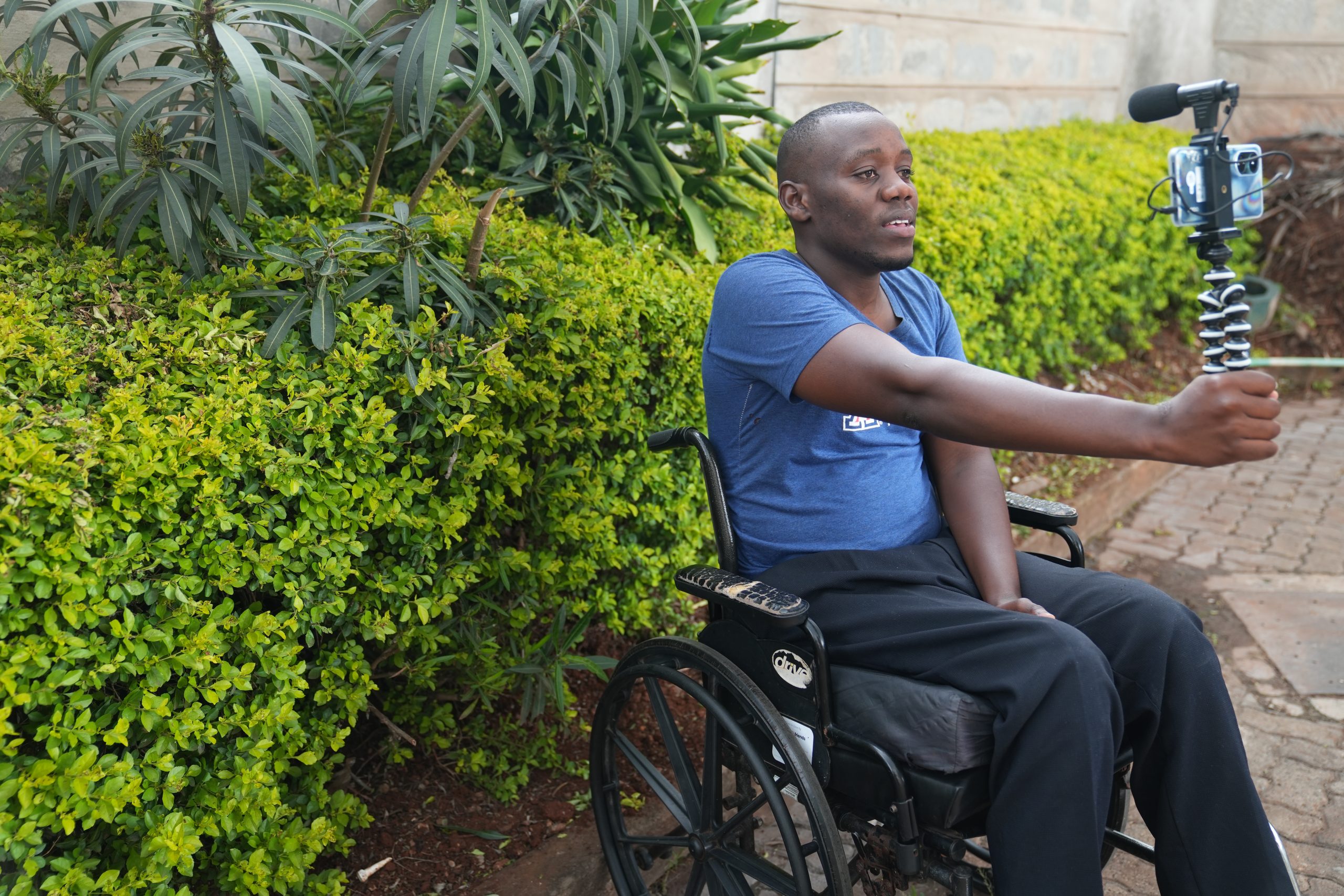 A young person who was part of the pilot project 'work & Better Life'