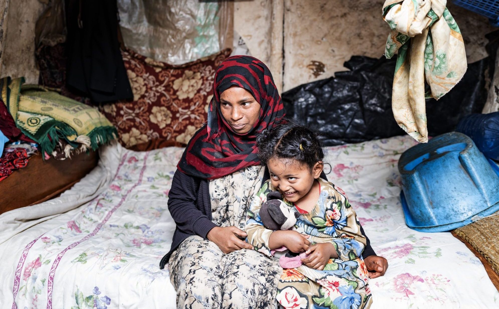 Hassenat met haar mama