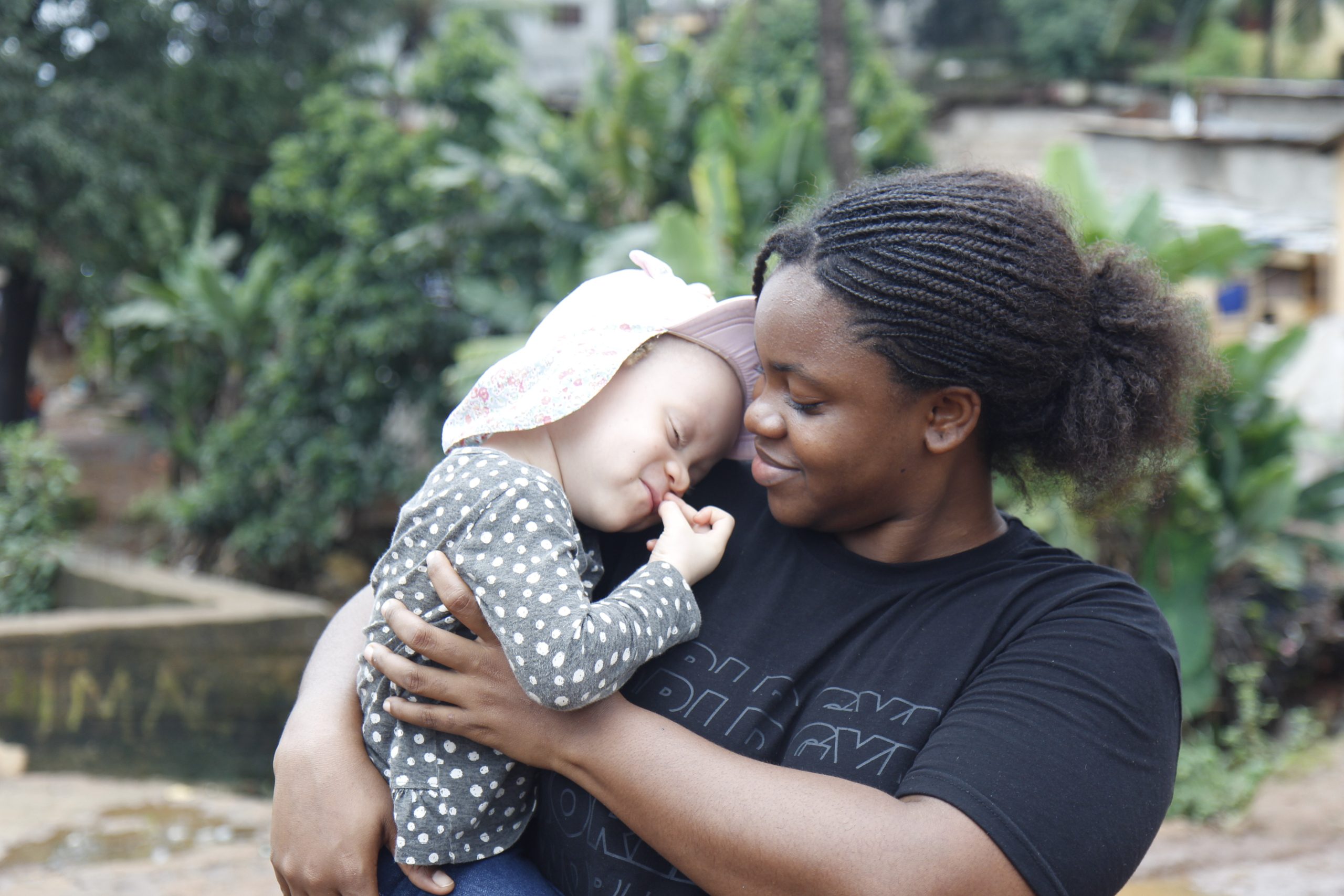 Sia from Sierra Leone with her moter