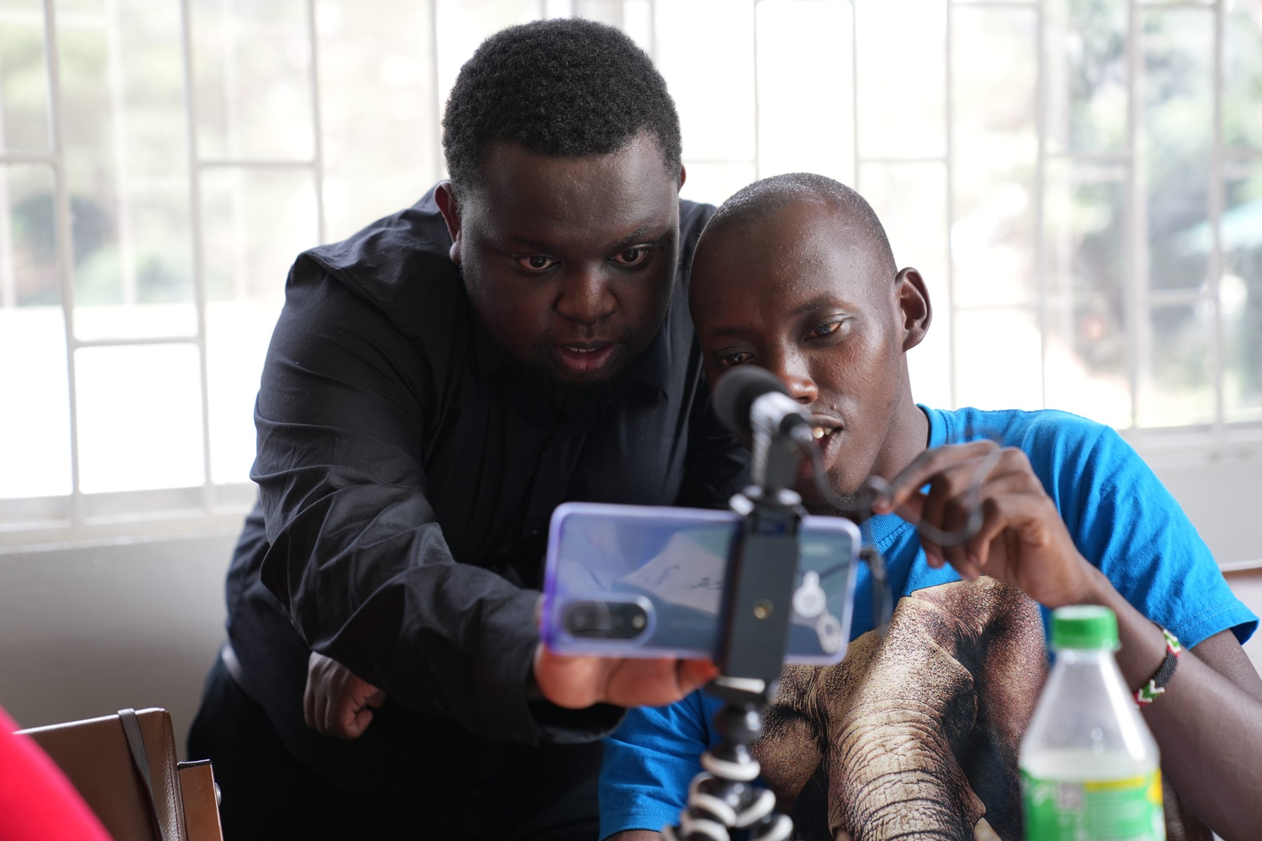 Jimmy Mumo during the workshop