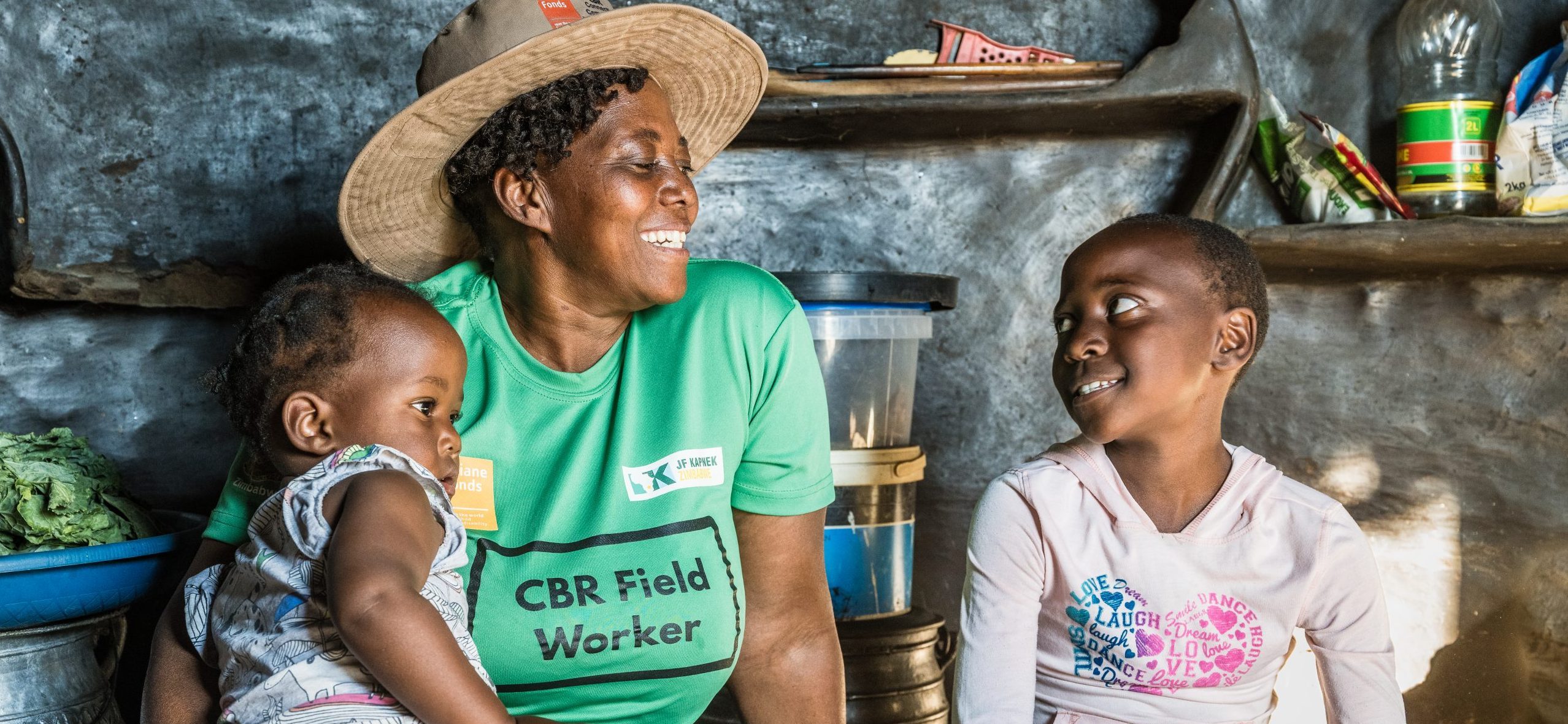 Lebohang, mom and sister
