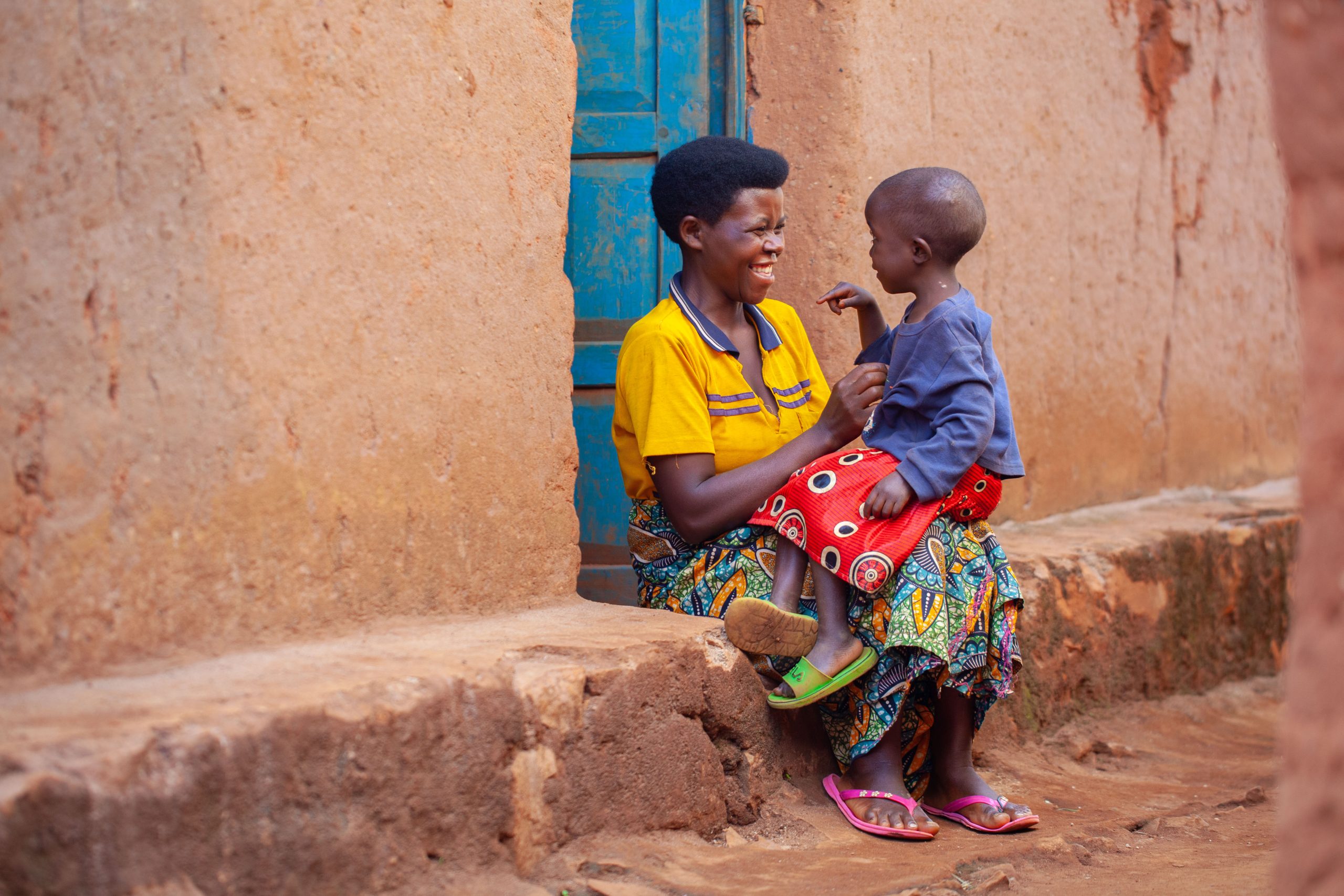 Ornella with her mother