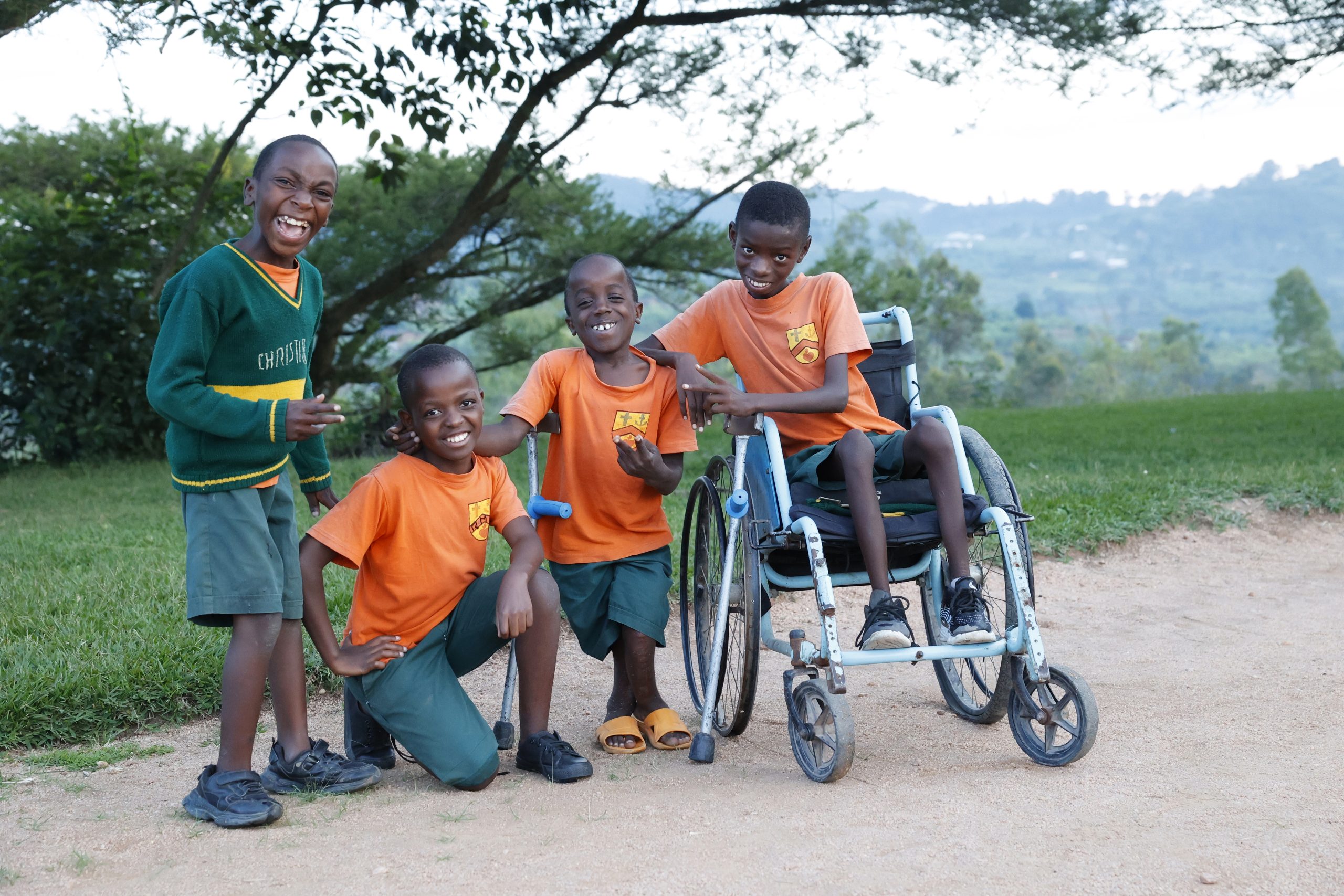 Children smiling