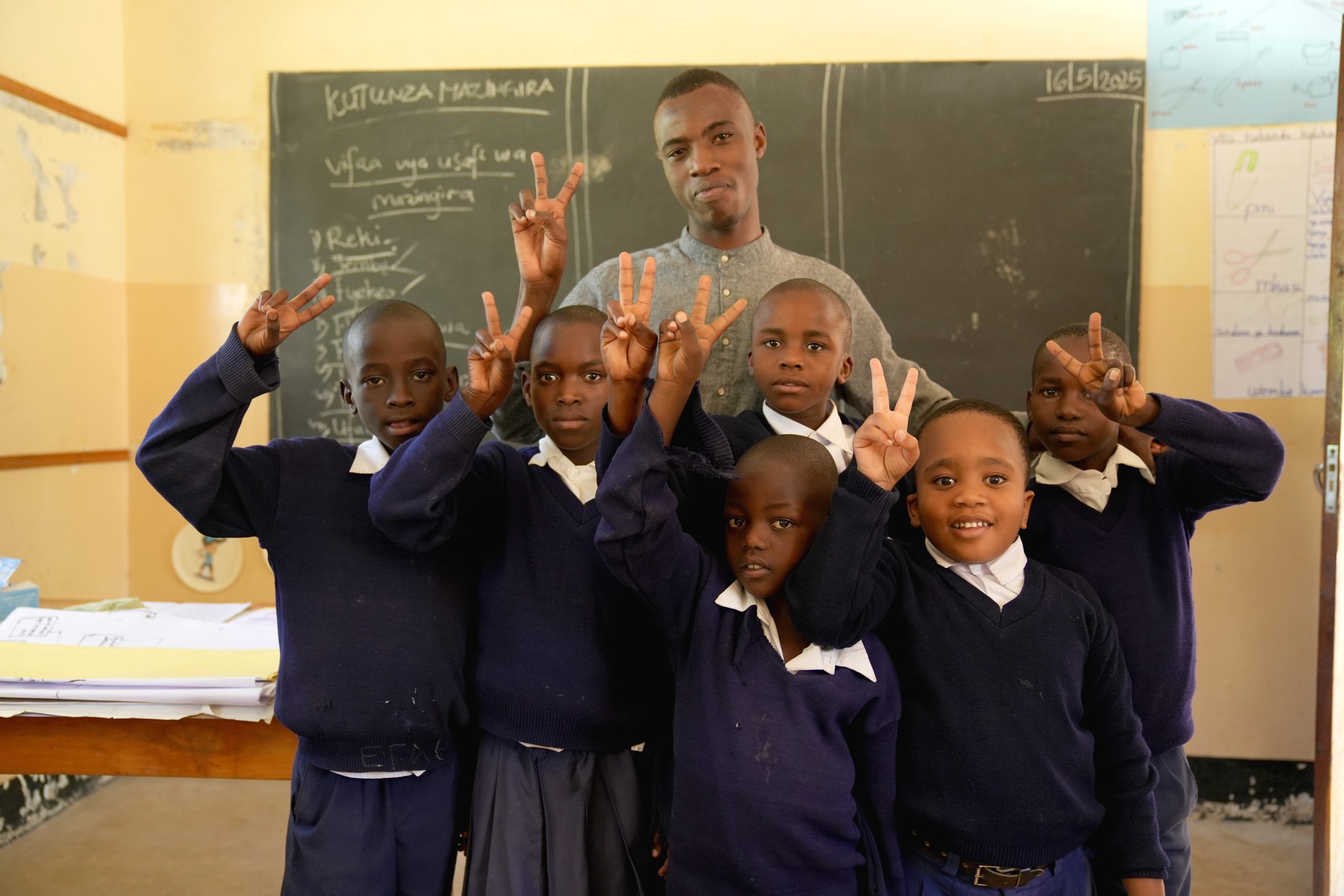 Patrick and his students