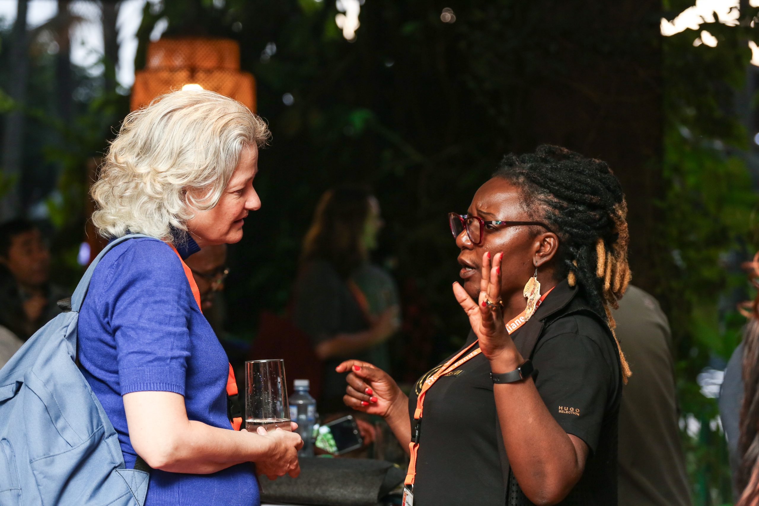 Majorie Kaandorp (left): ‘We discuss the challenges around child safeguarding with our partners’