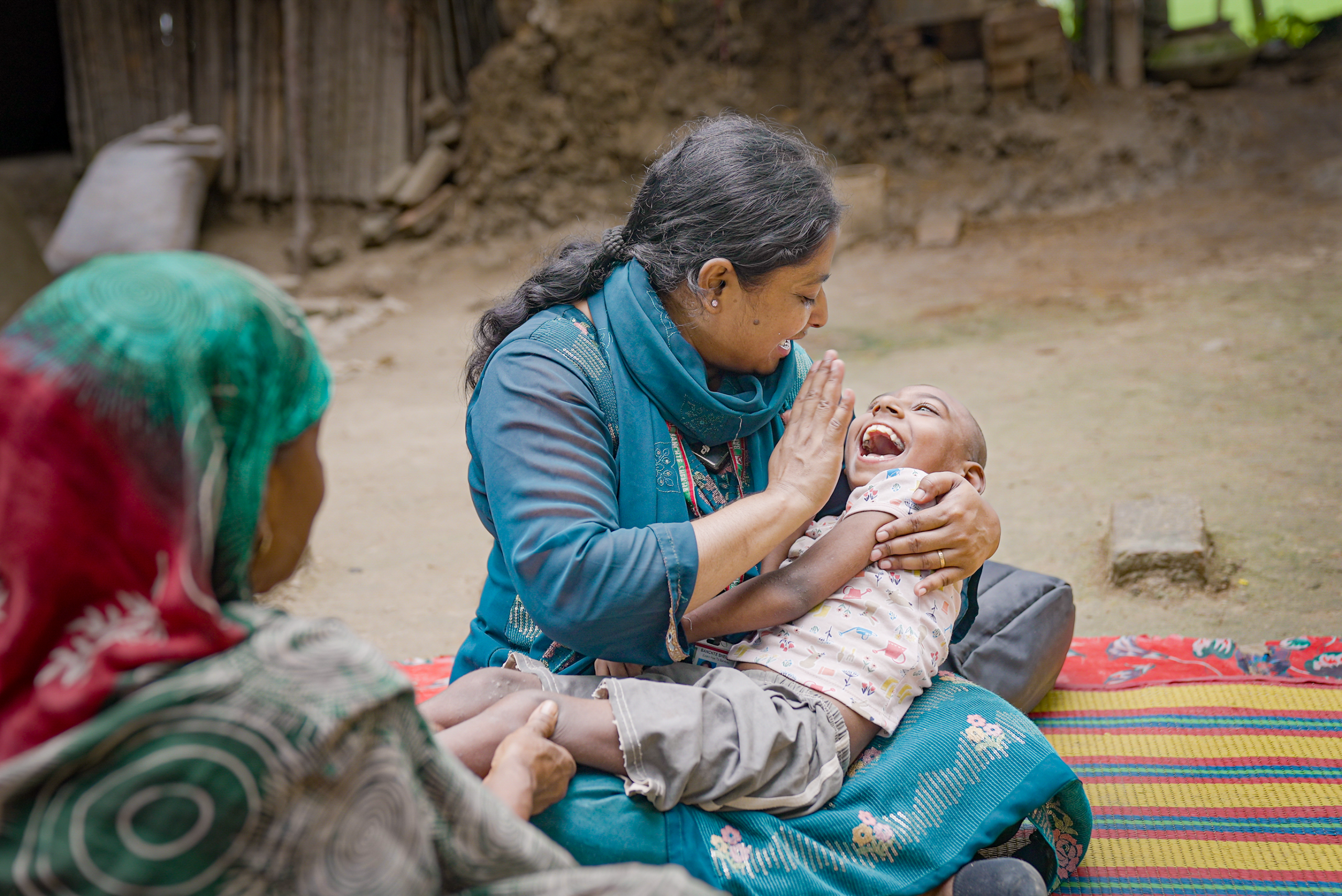 Overlapping crises make it more difficult to work on the long-term development of children with disabilities